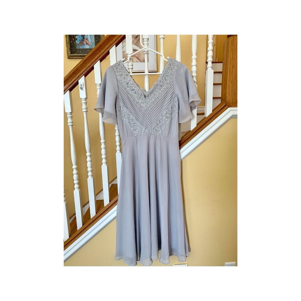 grey asos dress